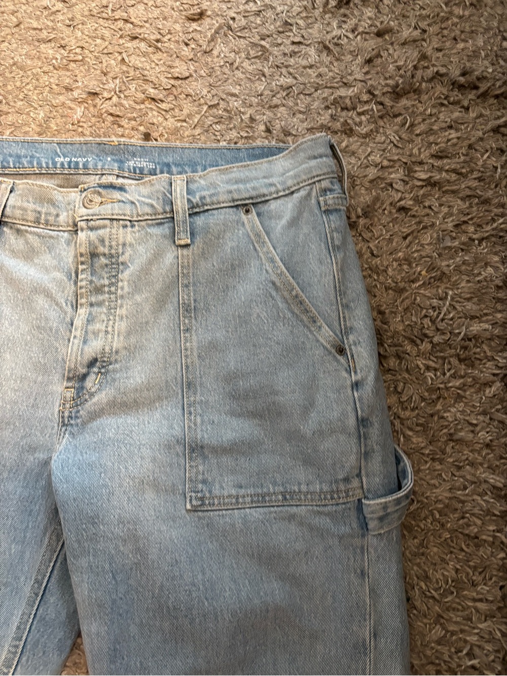 Old Navy Midrise slouchy straight Jeans - Picture 5 of 7